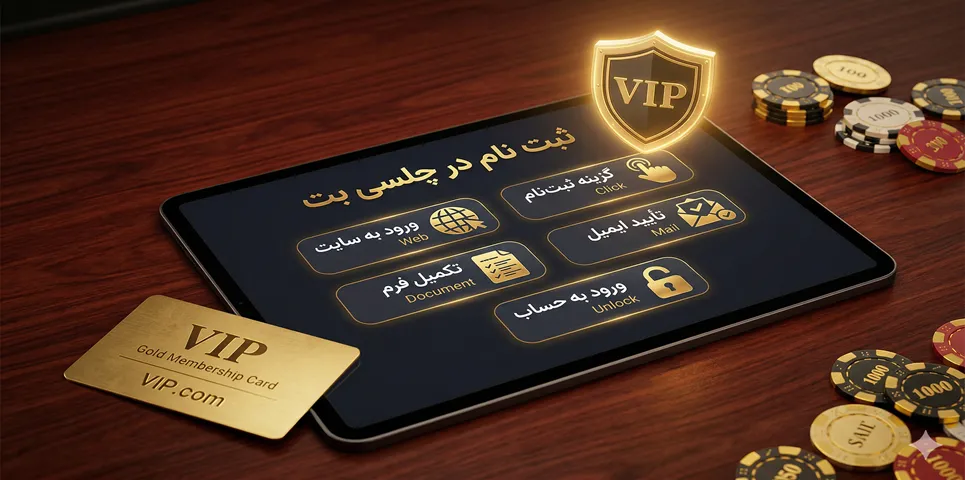 ثبت‌ نام در چلسی بت 📝